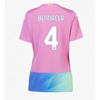 AC Milan Ismael Bennacer #4 Replica Third Shirt Ladies 2023-24 Short Sleeve
